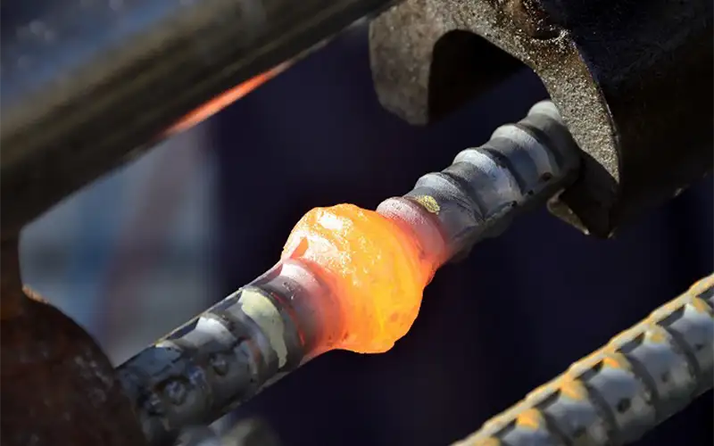 ガス圧接継手工事