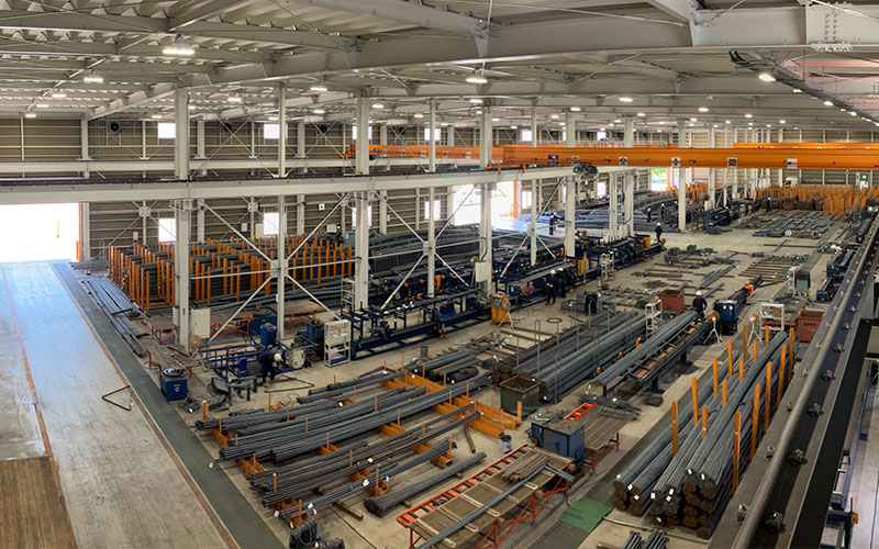 地組専用ヤード全景