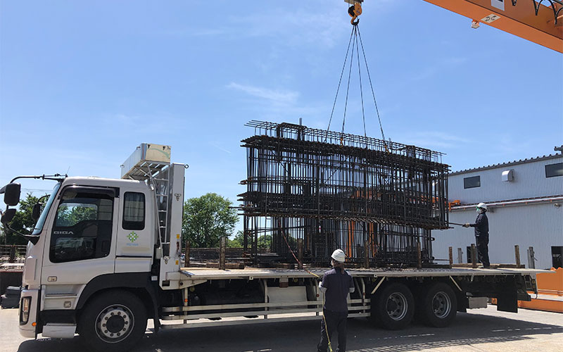 地組専用ヤード全景